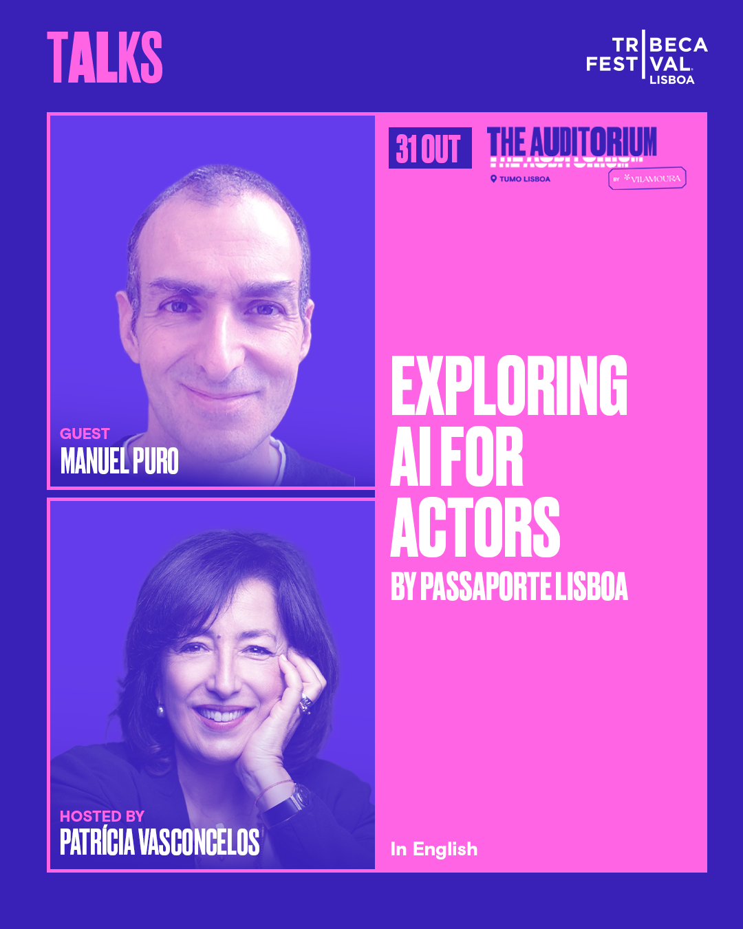 Exploring AI for Actors by Passaporte. Masterclass